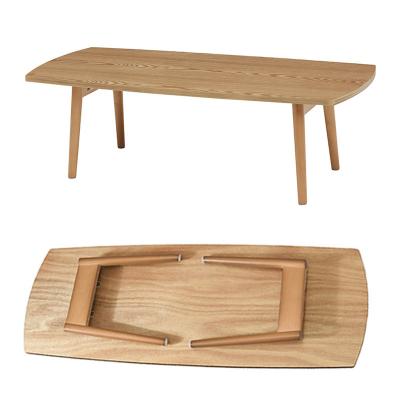 China Fold Down Coffee Table Modern Wood Folding Living Room End Table for sale