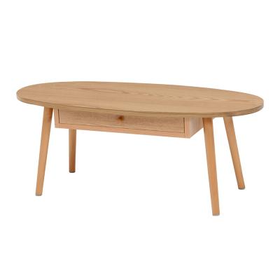 China Extendable Nordic woodiness oval tea table contracted small family living room table small for sale