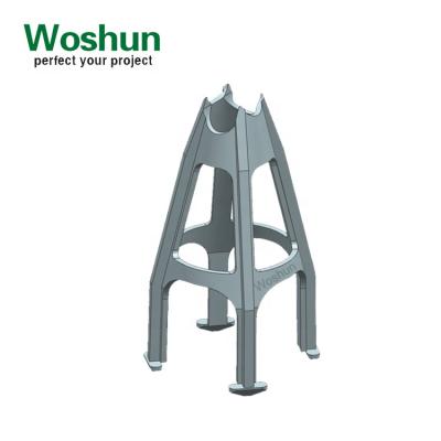 China Plastic tilt-up rebar chairs spacer with ring for sale