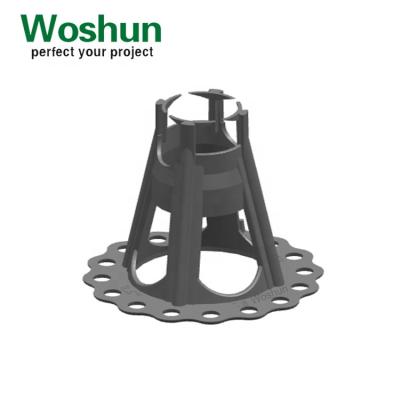 China #3-#10 Modern Heavy Duty Rebar Spacer Plastic Construction Chair TMP Manufacturer Concrete Rebar Support for sale