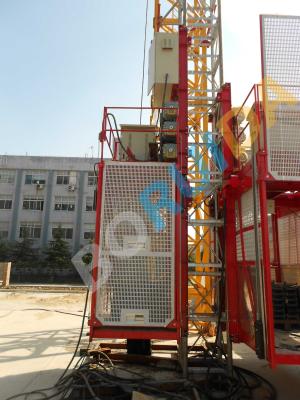 China Red / Blue Customized Industrial Elevators With Galvanized High efficiency for sale