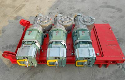 中国 CE Approved 1 Ton Red Rack And Pinion Hoists with Mast Hot-dip Galvanized 販売のため