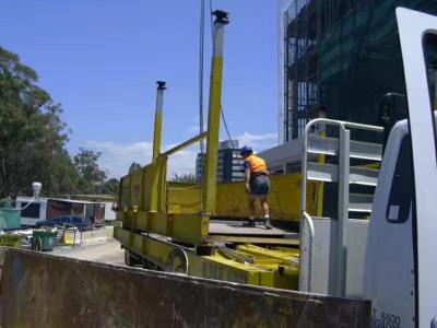 中国 建築構造の物質的な移動のための電気ローディングのプラットホーム5トンの 販売のため