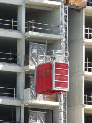 Chine Bâtiment électrique/cage simple de levage de grue matériau de construction avec le chariot à câble à vendre