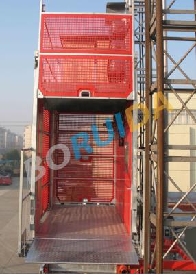 China Safety Mast Section Heavy Duty Cage Hoists Elevator Lift Machine 250m for sale