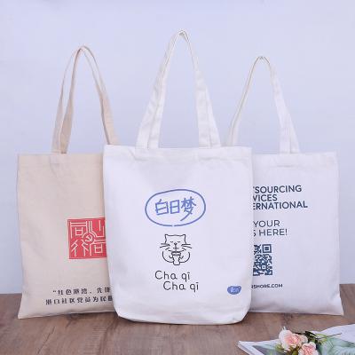 China Custom Print Eco-Friendly Canvas Wholesale Tote Bag Promotional Tote Bag Black Tote Bag for sale