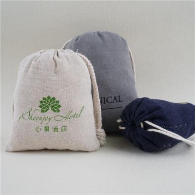 China Jewelry Gift Spice Bag Durable High-Grade Canvas Small Pouch Small Jute Returning Bag for sale