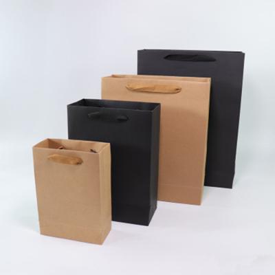 China OEM Recyclable High Quality Recycled Kraft Paper Bag With Your Own Logo , Customized Gift Bags for sale