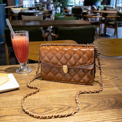 China Fashion new summer style chain pu boy leather fashionable cross - body bag women handbags for sale