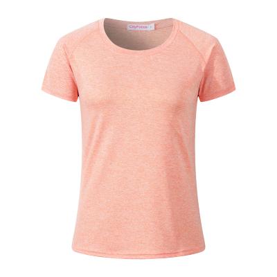 China Odel 190g QUICK DRY Cationic Yoga Shirt Short Sleeves For Man And Women Customized Embroidery Logo T-shirt for sale