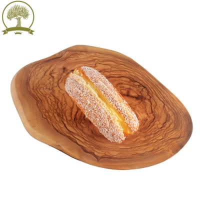 China Natural Cutted Olive Cheese Sushi Fruit Board Block Tray Made Chopping Cutting Bread Oval Round Disposable for sale