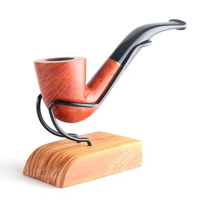 China Casual Olivewood Made Tobacco Briar Smoking Pipe Rack Holder Used On Any Size Shape for sale