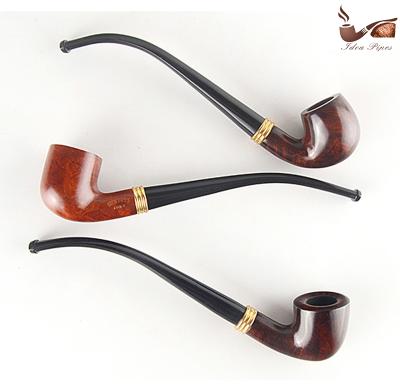 China Briar Pipe Smooth Finished Small Smoking Series Casual Pipe Shape #MN Hot Sale Free Sipping for sale