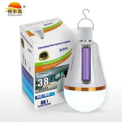 China B22 E27 3600mAh 18w Portable Battery Charging LED Emergency Rechargeable Light Bulb for sale