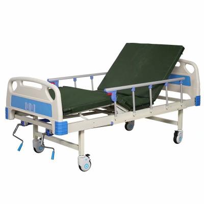 China Saikang Comfortable Hospital Bed Hospital Bed Medical Equipment Five Functions Manual Hospital Bed for sale