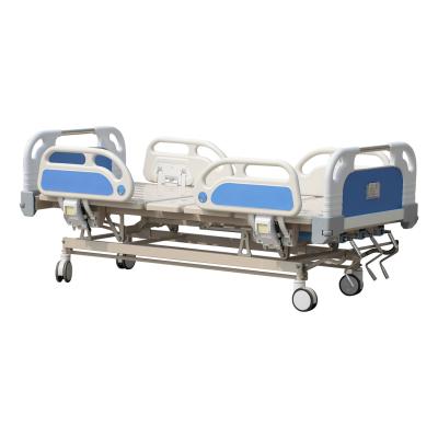 China Manual hospital bed cama De medical hospital home care nursing bed with toilet for sale