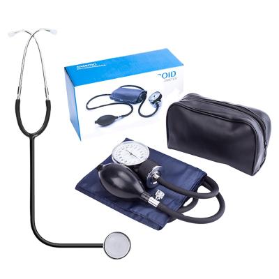 China Doctor Home Care Stethoscope Diastolic Sphygmomanometer Cuff Manual Blood Pressure Monitor Metal Sphygmomanometer for sale