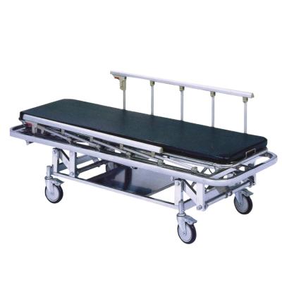 China Hydraulic Adjustable Hospital Bed Trolley Medical Transfer Stretcher Patient Carrier Trolley Price for sale