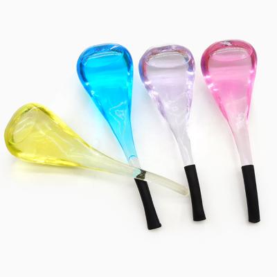 China High Wrinkle Remover SSBT Skin Massagers Borosilicate Glass Spoon Ice Globe For Cooling Facial Tool Collection for sale