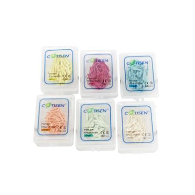 China Dental sector high quality colorful plastic dental wooden wedges with good price for sale