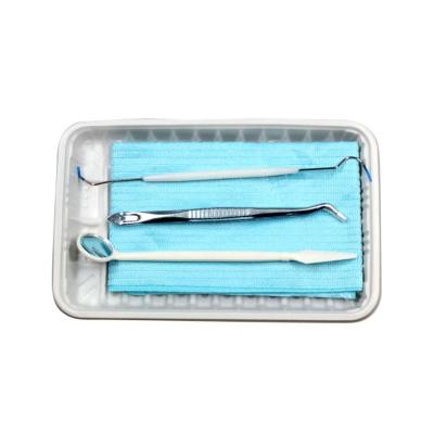 China Dental Instruments Dental Disposable Implant Area Surgical Examination Kit Seven In One for sale