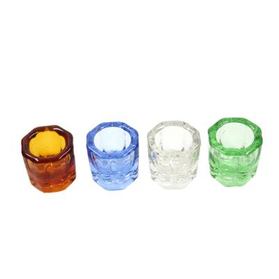 China Dental Area Dappen Dish GD01 Crystal Octagonal Small Dose Glass Colored for sale