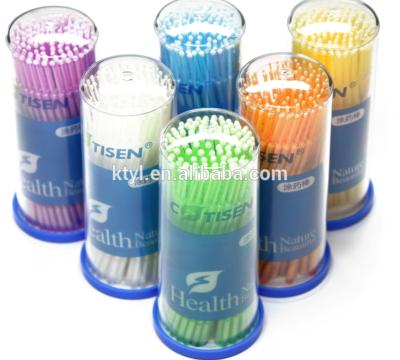 China Dental Micro Area Brush Dental Micro Applicator Colorful Micro Brush for sale