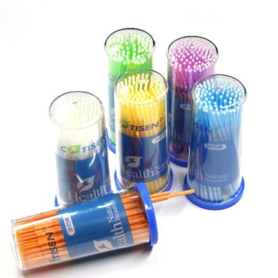 China Dental Area Applicator Dental Material Disposable Brush / Plastic Micro Brush for sale