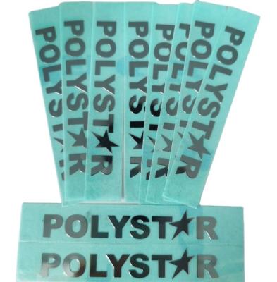 China Waterproof Custom Thin Silver Nickel Sticker Brand Metal 3D Label Logo Sticker for sale