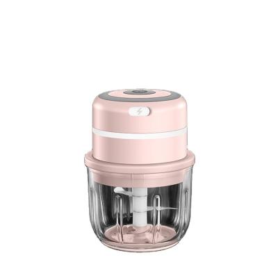 China Outdoor Hand Blender Easy Use Kitchen Food Blender Rechargeable Mini Food Chopper Small Chopper for sale