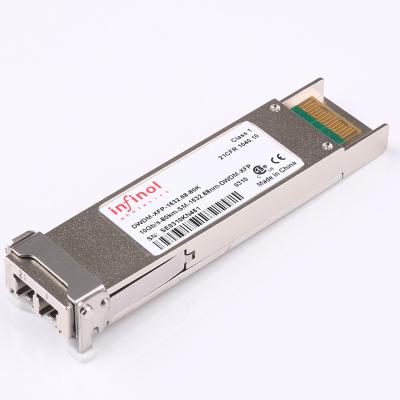 China Data Center Dwdm 10g Xfp With 80km LC 1528.77~1563.86nm Fiber Optic Transceiver Modules for sale