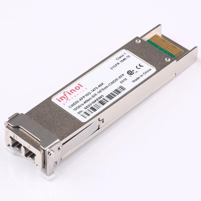 China High quality data center CWDM bands are optional 1470~1610nm 40km 10G CWDM xfp transceiver for sale