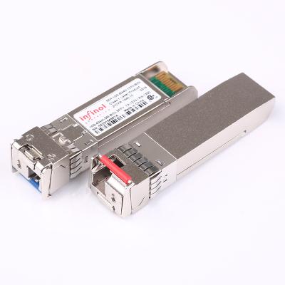 China Data Center SFP Transceiver 10G SFP Module Fiber Optic Transceiver Module 1270/1310 nm 40km for sale