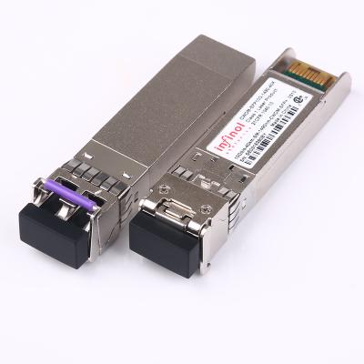 China Professional Data Center Manufacturer 10g Sfp+ 40km 1470nm/1610nm LC Connector SFP Transceiver for sale