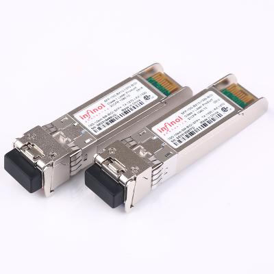 China FTTX 10G SFP+ BX10 1270/1330nm Single-fiber LC Single-mode Transceiver Transceiver Fiber Optic Module for sale