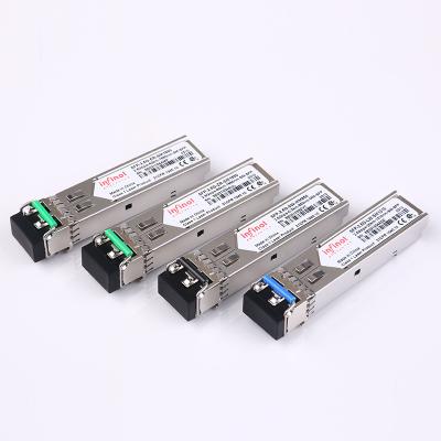 China Data Center 2.5G 20KM 40KM 80KM LC Optical SMF 1310nm 1550nm SFP Transceiver Module for sale