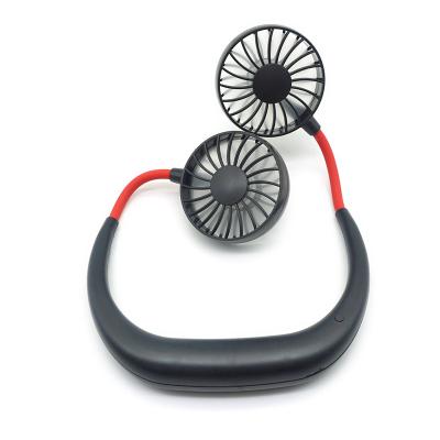 China High Efficiency Hot Sale Air Cooler Mini Portable Rechargeable Necklace Waist Hanging Neck Fan for sale