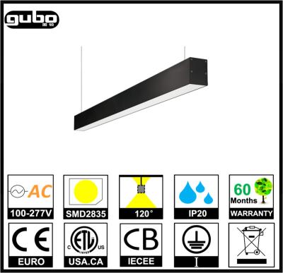 China GUBO Industrial LED LINEAR PENDANT LIGHT 30W 40W 60W 70W 80W 5years warranty for sale