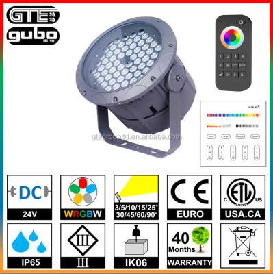 China Outdoor LANDSCAPE IP66 RGB+CCT LED Floodlight Light 144W DMX512 Dimmable for sale