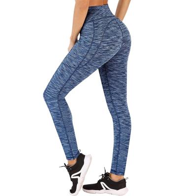 China Breathable Fitness Yoga Pants High Waist Cycling Exercise Pants Womens Leggings With Pockets UK Womens Yoga Pants for sale