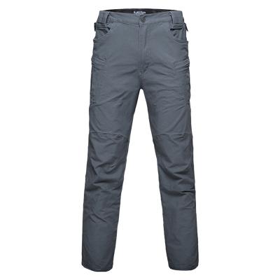 China Waterproof Military Tactical Cargo Pants Men HIT Combat Rip-Stop Many Pocket Casual Army Pants Stretch Cotton Work Breeches for sale