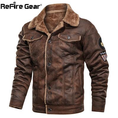 China Winter Breathable Warm Army Gear ReFire Tactical Jackets Men Pilot Bomber Flight Military Jacket Fleece Liner Thick Casual Coat for sale