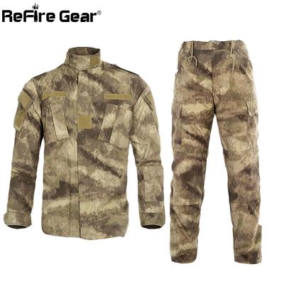 China ReFire Gear RU US Army Camouflage Breathable Clothing Sets Men Multicam Combat Suit Tactical Airsoft Paintball Camouflage Clothing Military Uniform for sale