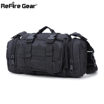 China Refire Waterproof Oxford Gear Backpack Bag Men Airsoft Paintball Army Tactical Military Cross - Body Bags One Sling Molle System Chest Bags for sale