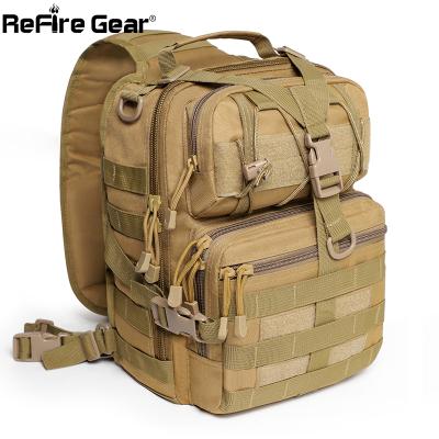 China 20L Waterproof Gear Waterproof Army ReFire Backpack Men Tactical Assault Shoulder Backpacks Soldier Bag Military Molle Pack Sling Chest Bag for sale