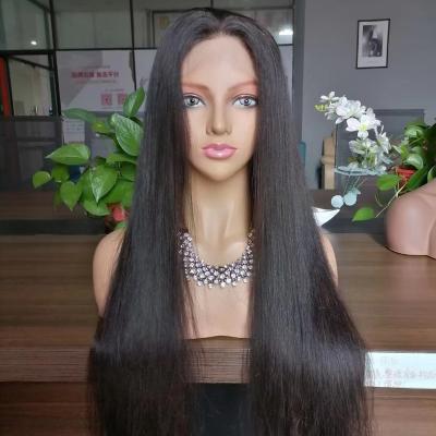 China HD 13*4 13*6 Body Wave Frontal Straight 180% Density Human Lace Front Wigs Silky Straight Lace Wigs Pre Plucked Lace Wigs for sale