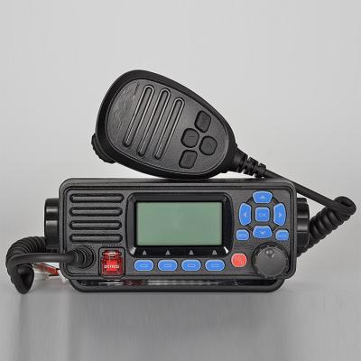 China High Quality PVC+ABS VHF 136Mhz-174mhz Marine Radio For Boat 25W GPS DSC Marine Transceiver Station Walkie Talkie Boat Along for sale