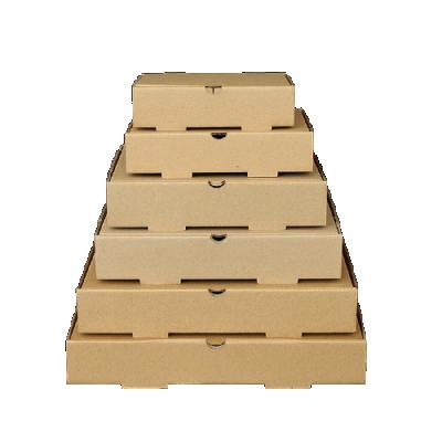 China Cheap Recycled Paper Pizza Box Custom With Logo Corrugated Printed Carton Box Packaging Materials Whole Sale Manufacturer for sale