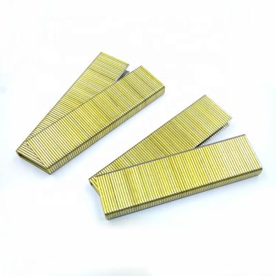 China Flat Heavy Duty Yarn Staples N Series Staples For Upholstery Furniture for sale