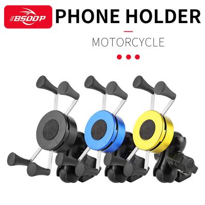 China ABS BSDDP X-B Universal Motorcycle Bike Bicycle Cell Phone Mount Handlebar Mobile Phone Holder Gps Stand for sale